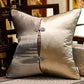 Chic Elegance Polyester Jacquard Square Embroidered Pillow Case / Ruchi