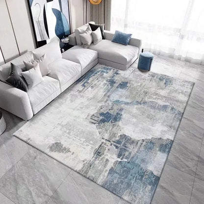 Captivating Artistic Designed Cashmere Non Slip Floor Rug / Ruchi