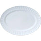 46 Pieces White Ceramic Dinnerware Set For 6 / Ruchi