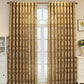 European Embroidered Transparent Polyester Fabric Curtains / Ruchi