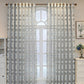 European Embroidered Transparent Polyester Fabric Curtains / Ruchi