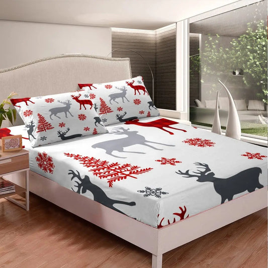 Charming 3-Piece Christmas Polyester Bedding Set For Kids / Ruchi