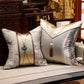 Chic Elegance Polyester Jacquard Square Embroidered Pillow Case / Ruchi