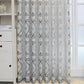 European Embroidered Transparent Polyester Fabric Curtains / Ruchi