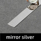 5 Meter Stainless Steel Rectangular Mirror Finish Decorative Strip Wall Sticker / Ruchi