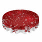 Christmas Decoration Printed Round Polyester Tablecloth / Ruchi