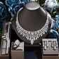 Enticing Luxurious 4 Pcs Cubic Zirconia Metal Jewelry Set / Ruchi