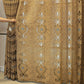 European Embroidered Transparent Polyester Fabric Curtains / Ruchi