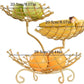 Multilayer Tray Grid Style Metal Fruit Basket Stand / Ruchi