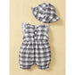 0-18 Months Baby Girl Plaid Design Summer Clothing / Ruchi