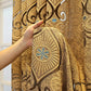 European Embroidered Transparent Polyester Fabric Curtains / Ruchi