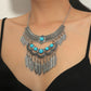 Bohemian Leaf-Shaped Vintage Necklace