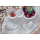 46 Pieces White Ceramic Dinnerware Set For 6 / Ruchi