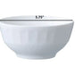 46 Pieces White Ceramic Dinnerware Set For 6 / Ruchi