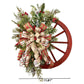 Artificial Pine Branches Round Garland Christmas Wreath With LED Light / Ruchi