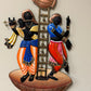 Enticing Musical Dancing Metal Wall Hanging For Home Decor / Ruchi