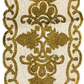 Enchanting Scalloped Edge Design Gold And White Beaded Table Runner / Ruchi