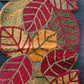 Majestic Handcrafted Leaf Shaped Beaded Table Runner / Ruchi
