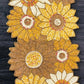 Enticing Sunflower Design Colorful Beaded Table Runner / Ruchi