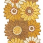 Enticing Sunflower Design Colorful Beaded Table Runner / Ruchi