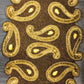 Paisley Textured Gold And Brown Beaded Table Runner / Ruchi