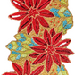 Exquisite Leafy Floral Design Beaded Table Runner / Ruchi