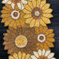 Enticing Sunflower Design Colorful Beaded Table Runner / Ruchi