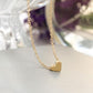 Endearing Love Pendant Golden Metal Necklace For Women / Ruchi