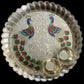 Traditional Set Of Thali With Rakhi And Lumba For Brothers & Sisters-In-Laws / Ruchi