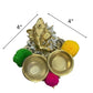 Complete Raksha Bandhan Set Of Thali Rakhi And Vase / Ruchi