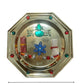 Raksha Bandhan Celebration Set With Octagonal Thali, Adorned Rakhi And Lumba / Ruchi