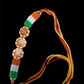 Exquisite Set Of Raksha Bandhan Thali With 2 Rakhi / Ruchi