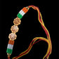 Exquisite Set Of Raksha Bandhan Thali With 2 Rakhi / Ruchi