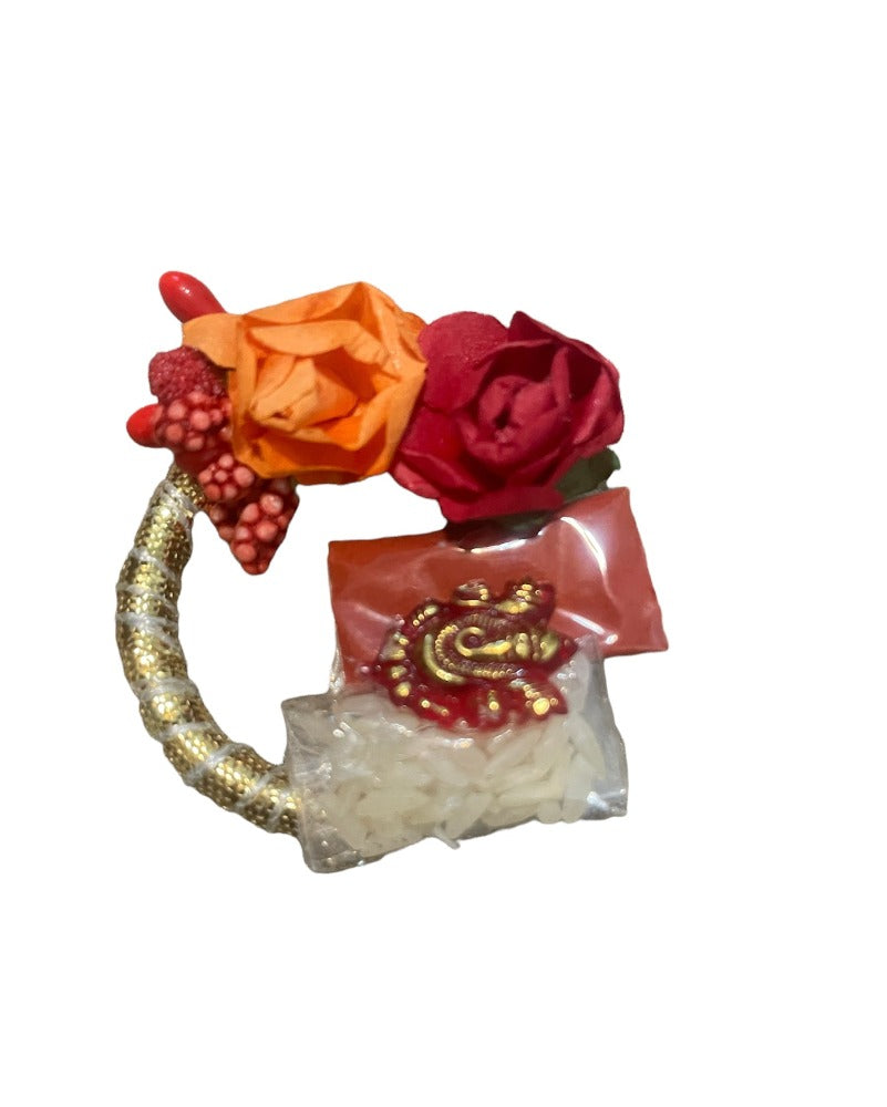 Decorative Set Of Raksha Bandhan Thali With Rakhi And Lumba / Ruchi