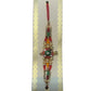 Set Of Raksha Bandhan Essentials With Adorned Thali Rakhi Roli / Ruchi