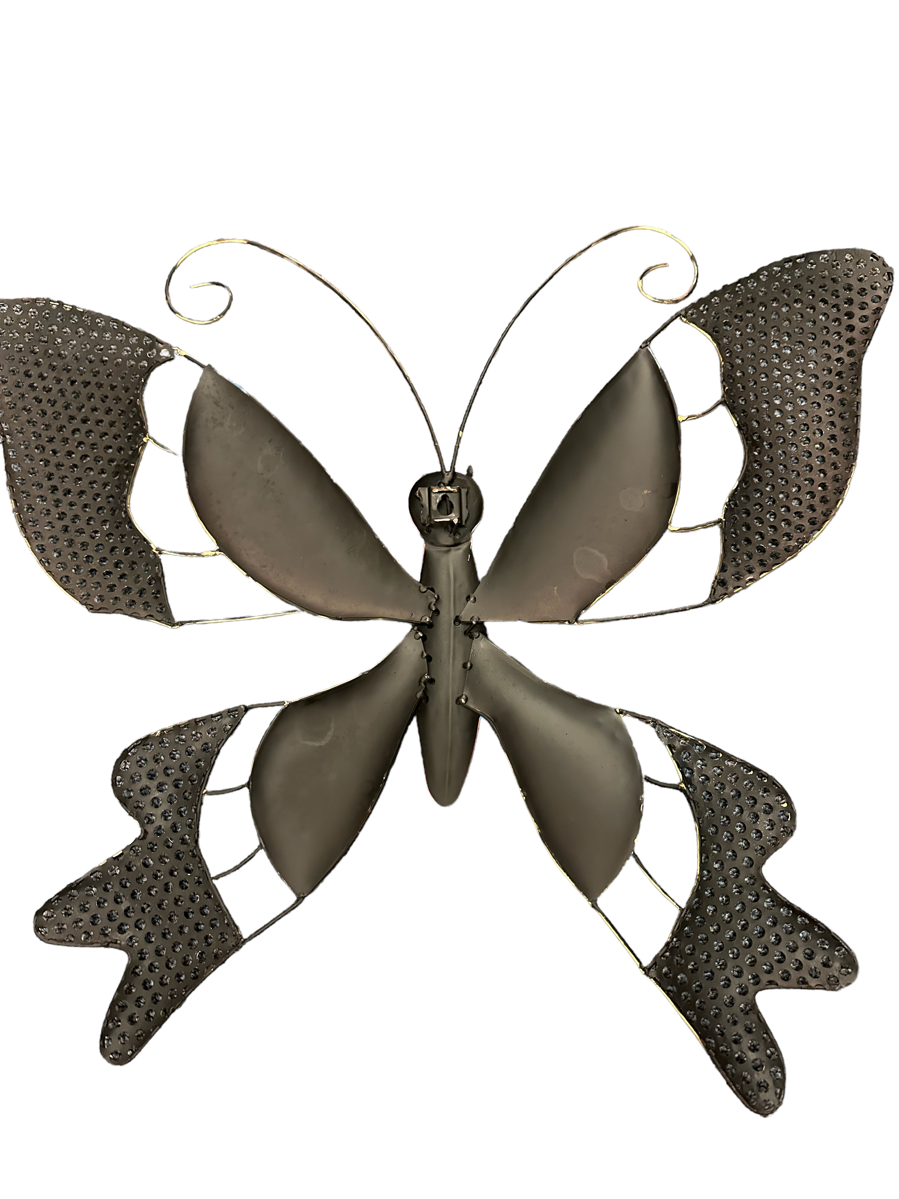 Enchanting Multicolored Butterfly Designed Metal Wall Decor / Ruchi