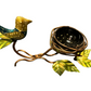 Elegant Metal Wall Hanging Of Bird With Nest / Ruchi