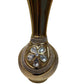 1 Pc Antique Gold Painted Ceramic Flower Vase / Ruchi