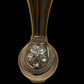 1 Pc Antique Gold Painted Ceramic Flower Vase / Ruchi