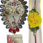 Ethnic Raksha Bandhan Thali Set With Flower Rakhi and Essentials / Ruchi