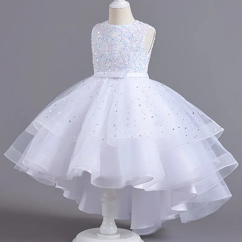 Dazzling Design Sleeveless Cotton Wedding Dress / Ruchi