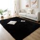 Appealing Design Solid Pattern Non-Slip Polyester Area Rug / Ruchi 