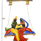 Enchanting Metal Wall Hanging Of Radha Krishna On A Swing / Ruchi