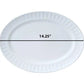 46 Pieces White Ceramic Dinnerware Set For 6 / Ruchi