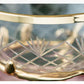 Bird Nest Design Glass Bowl With Brass Leg Fruit Tray / Ruchi