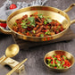 Elegant Brass Non Stick Cooking Pan With Handles / Ruchi