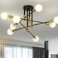 Antique Flush Mount Style Chandelier Ceiling Lamp