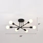 Antique Flush Mount Style Chandelier Ceiling Lamp