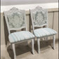 Set Of 6 Fabric Upholstered Dining Chairs / Ruchi