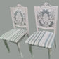 Set Of 6 Fabric Upholstered Dining Chairs